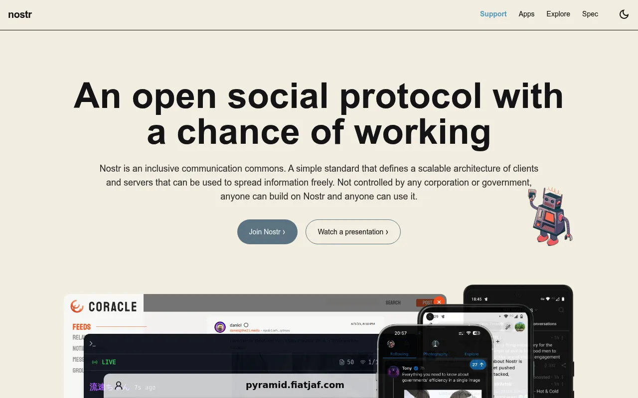 Nostr screenshot