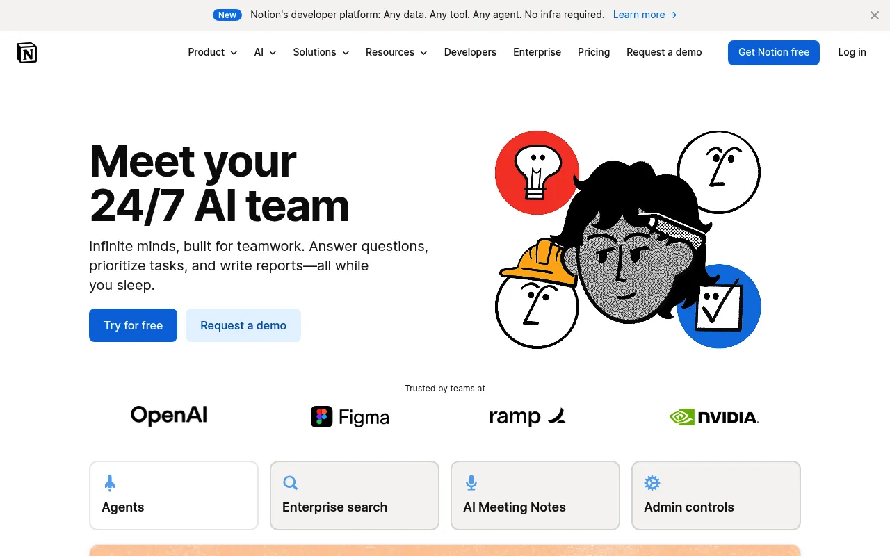 Notion AI screenshot