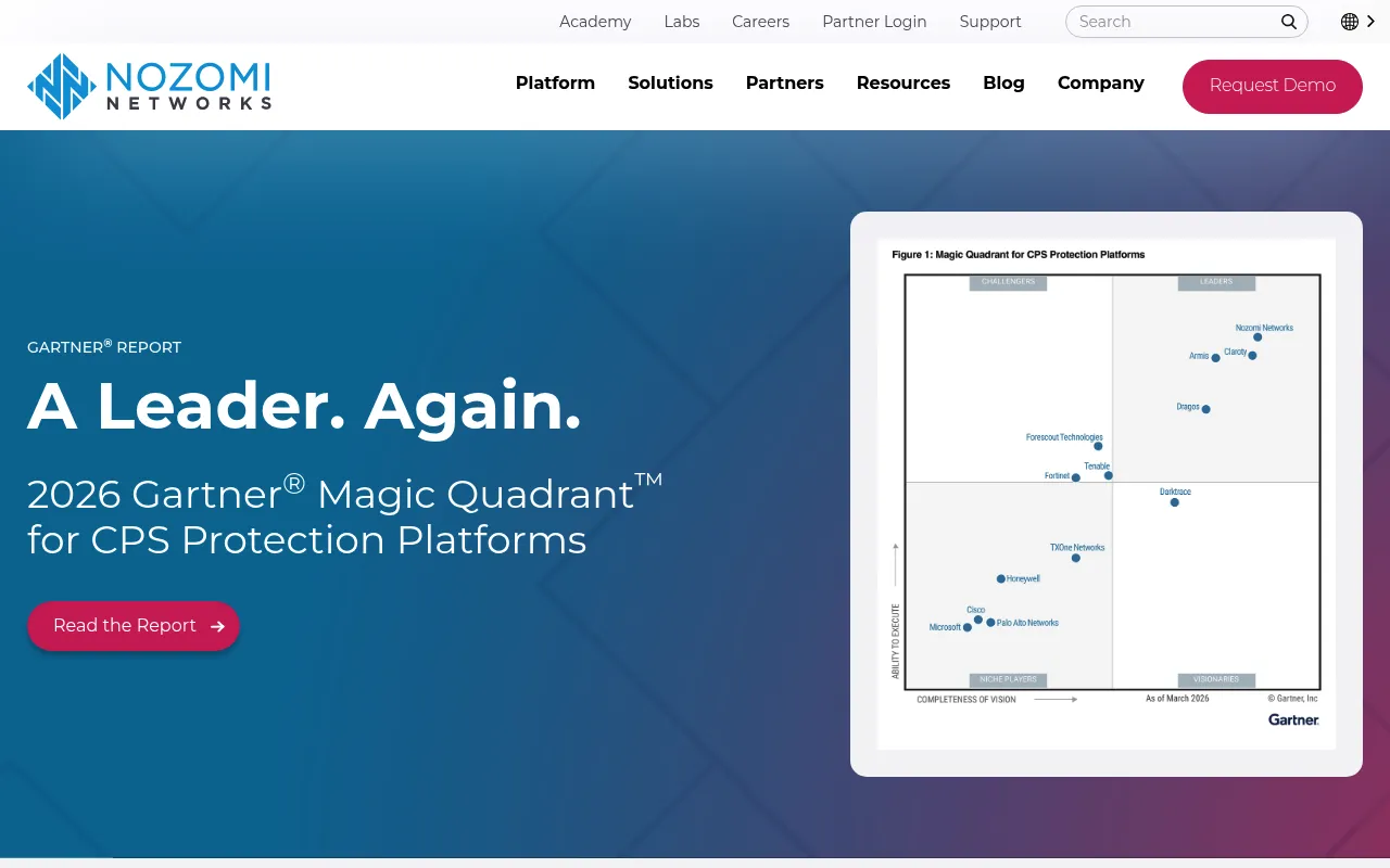 Nozomi Networks screenshot