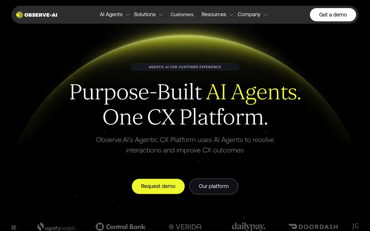 Observe.AI screenshot