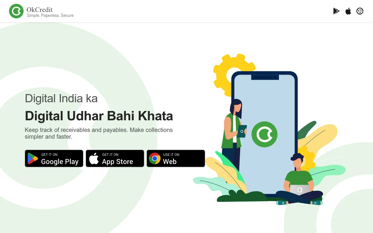 OkCredit screenshot