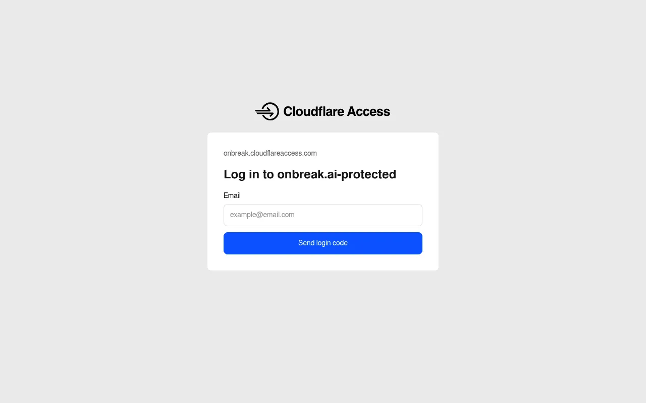 OnBreak AI screenshot