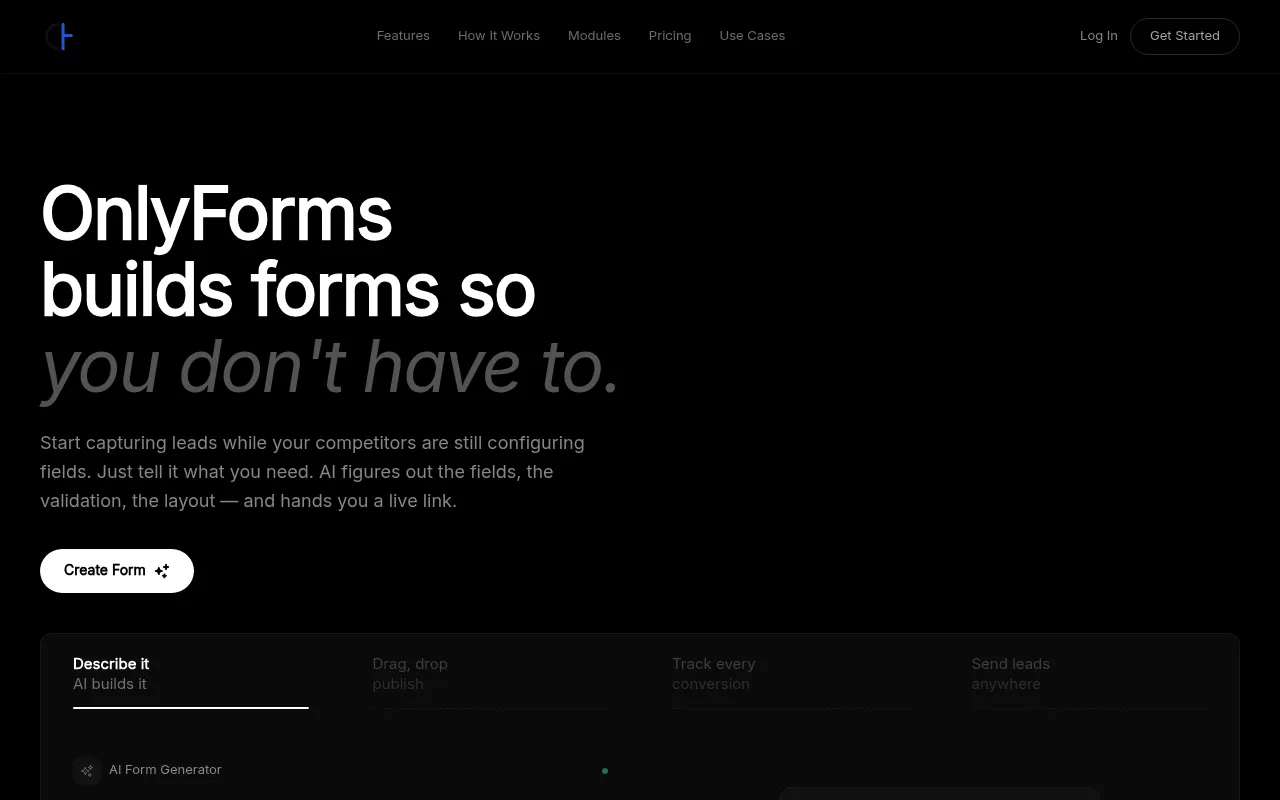 OnlyForms screenshot