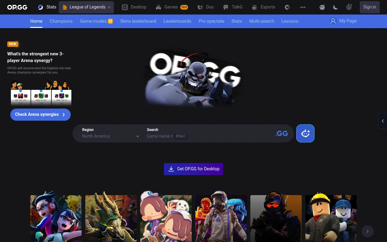 OP.GG screenshot
