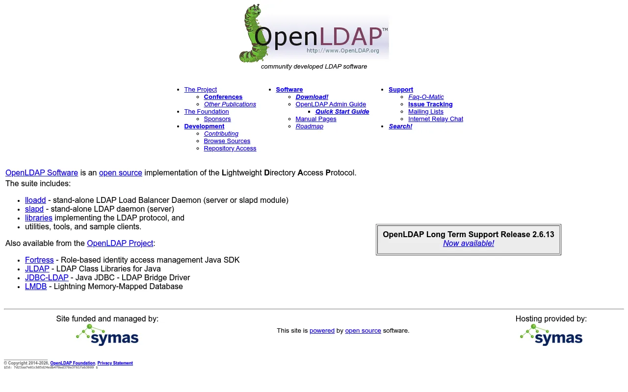 OpenLDAP screenshot