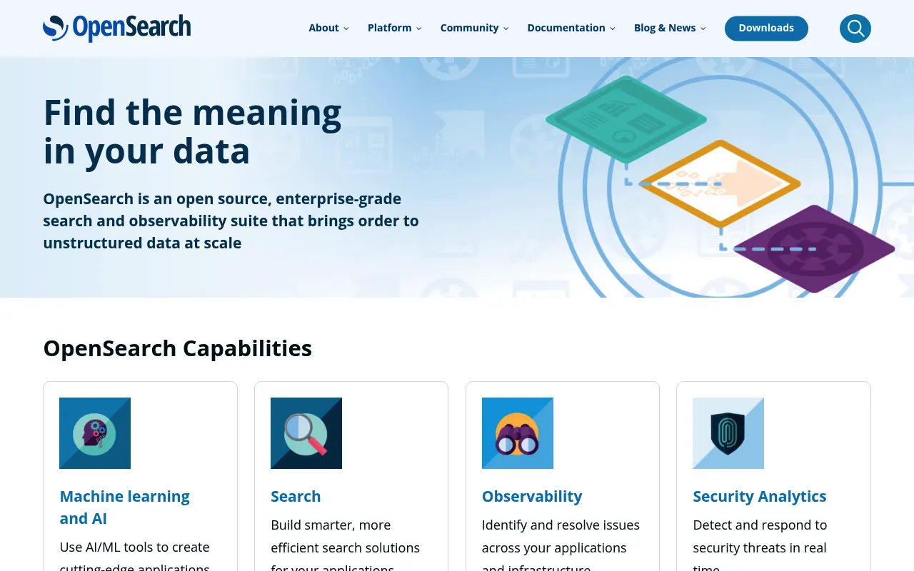 OpenSearch screenshot