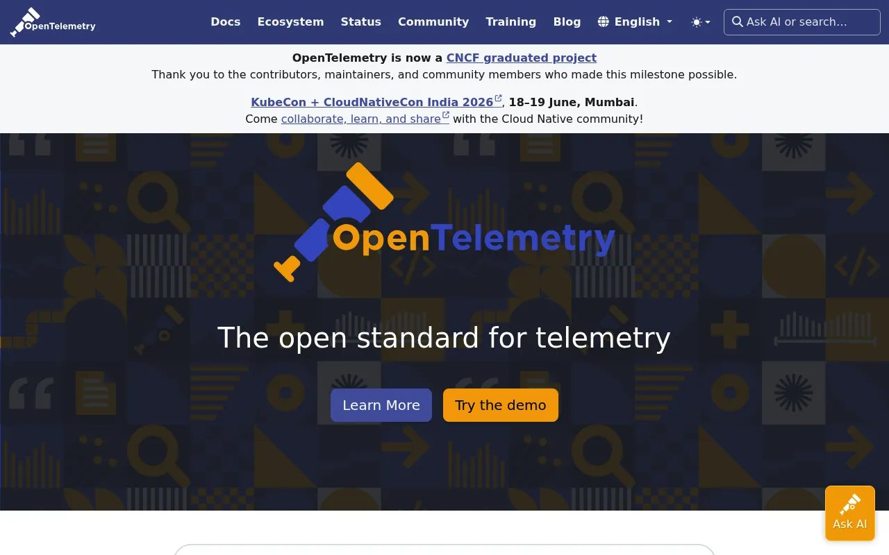 OpenTelemetry screenshot