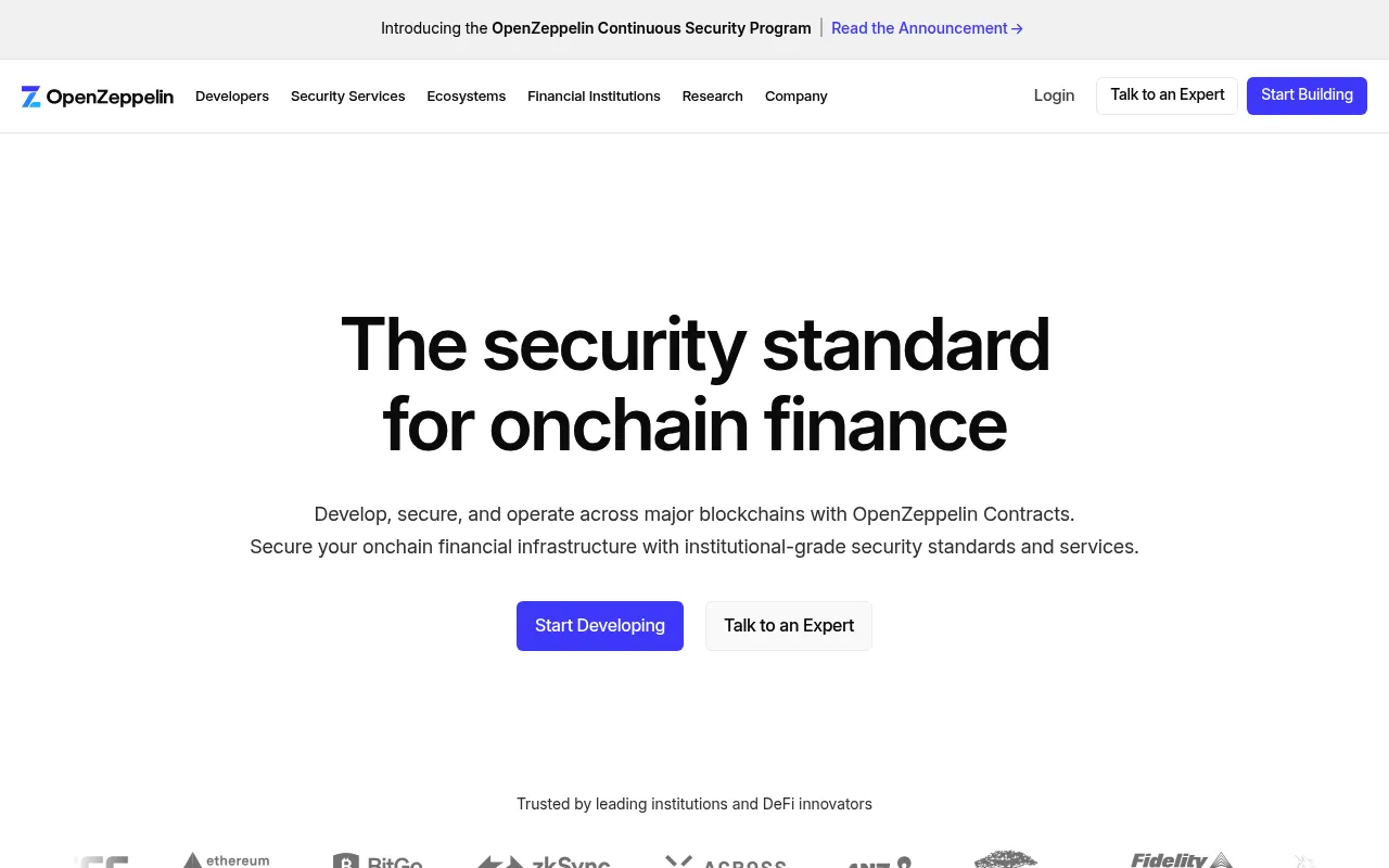 OpenZeppelin screenshot