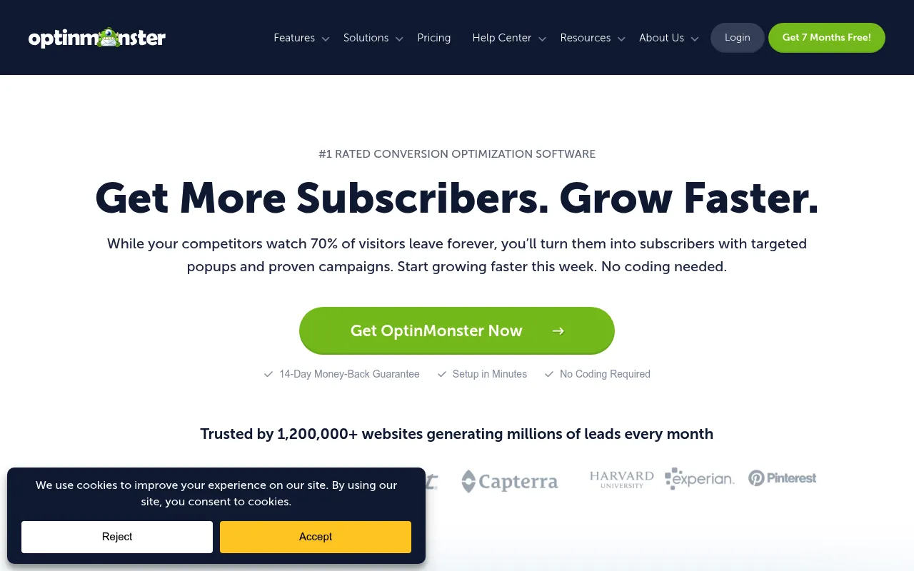 OptinMonster screenshot