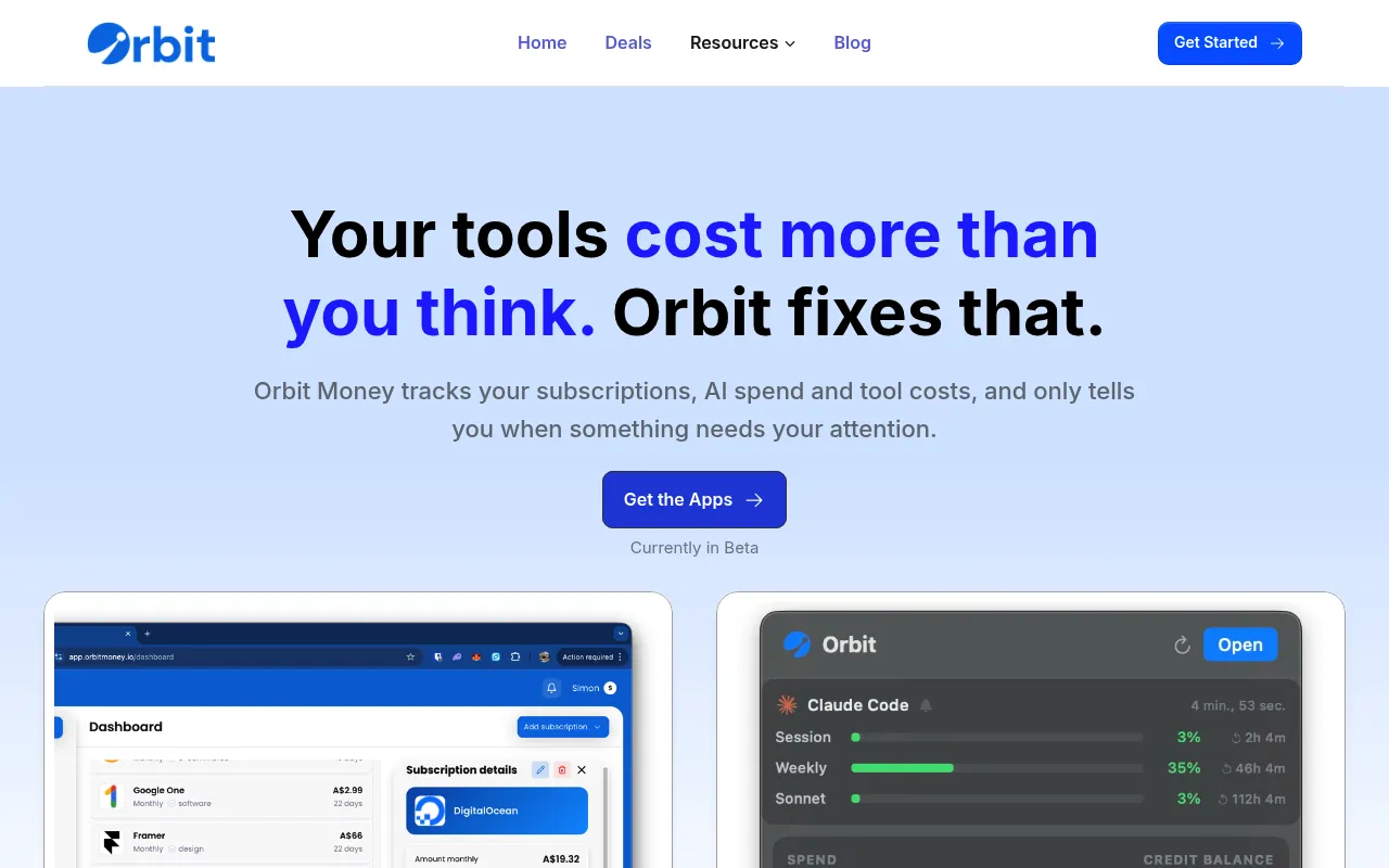 Orbit Money screenshot