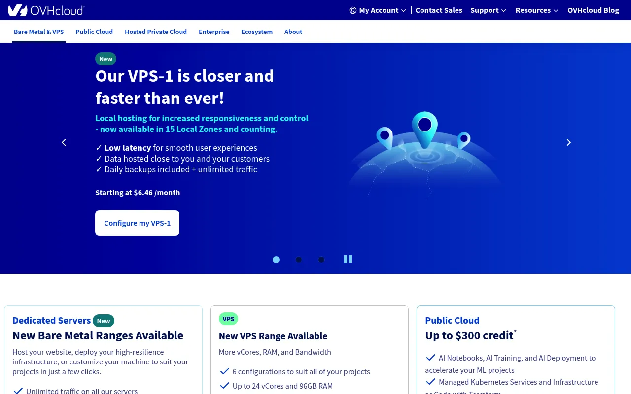 OVHcloud screenshot