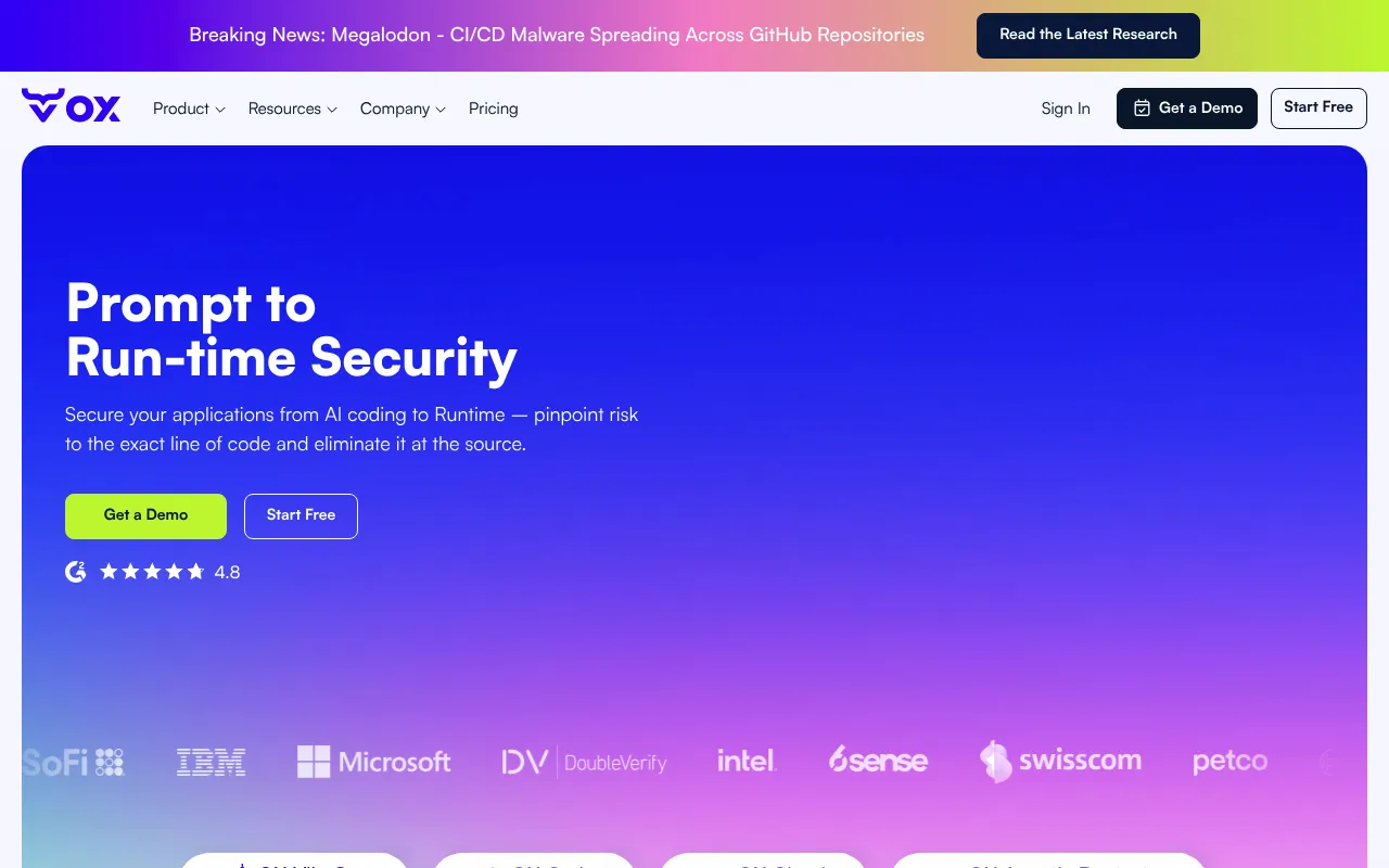OX Security screenshot