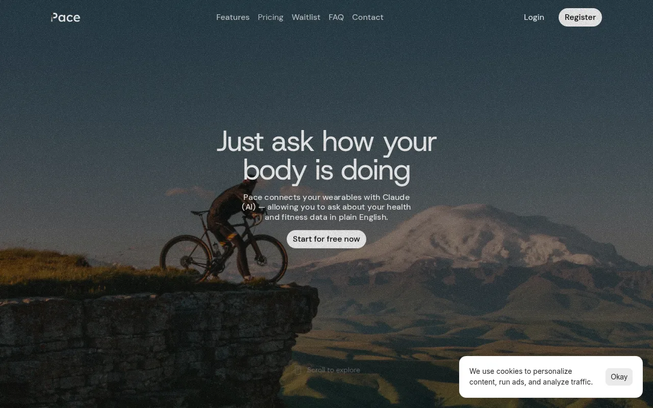 Pace screenshot