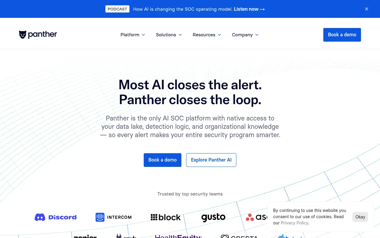 Panther screenshot