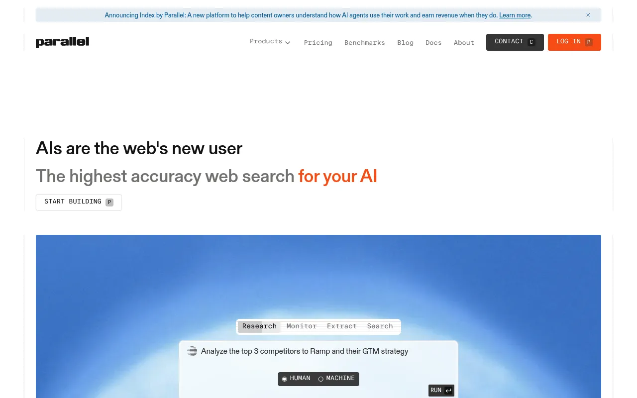 Parallel Web Systems screenshot
