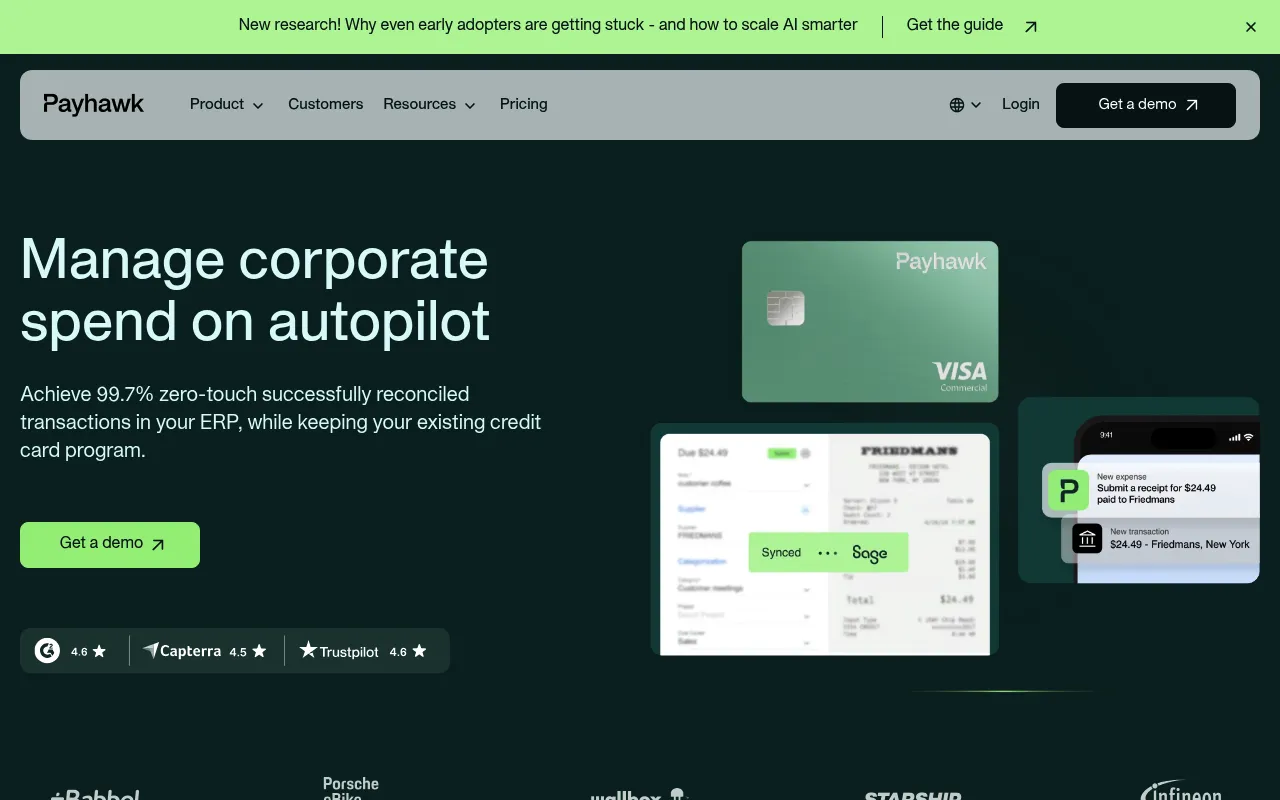 Payhawk screenshot