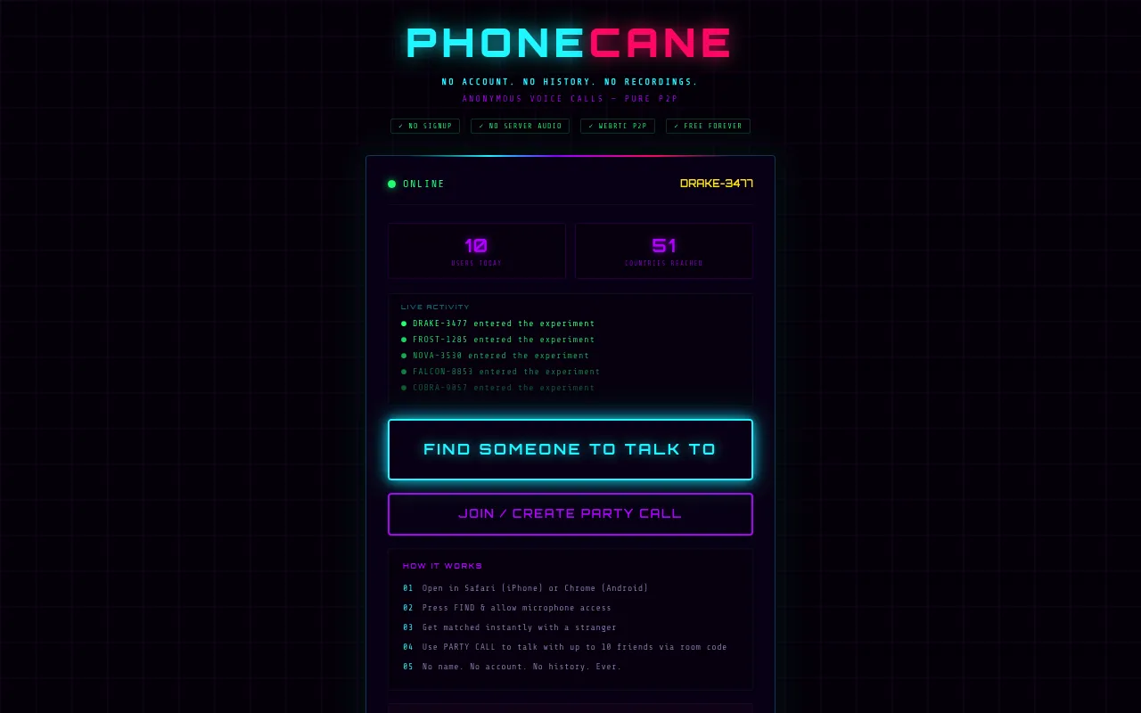 PhoneCane screenshot