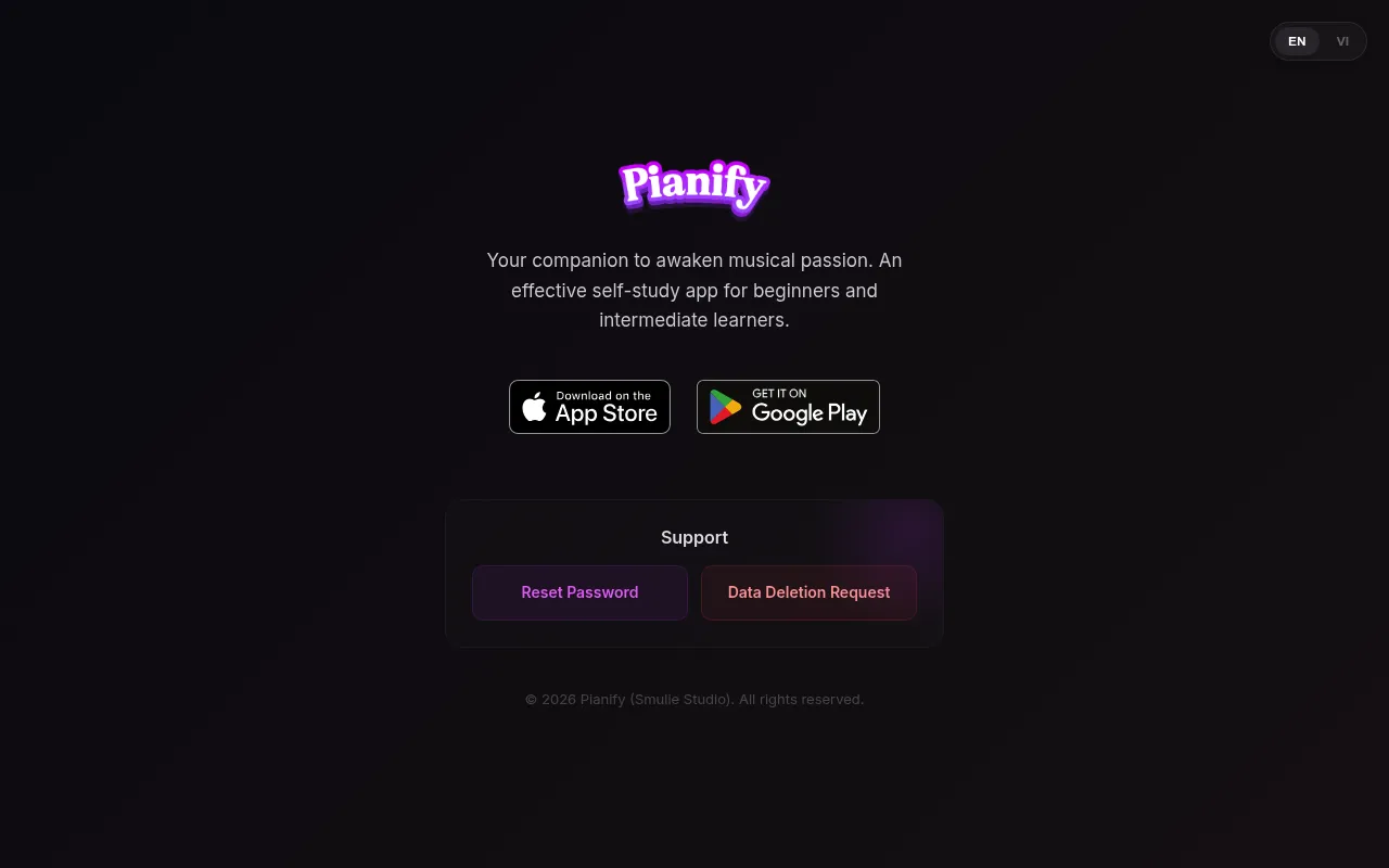 Pianify screenshot