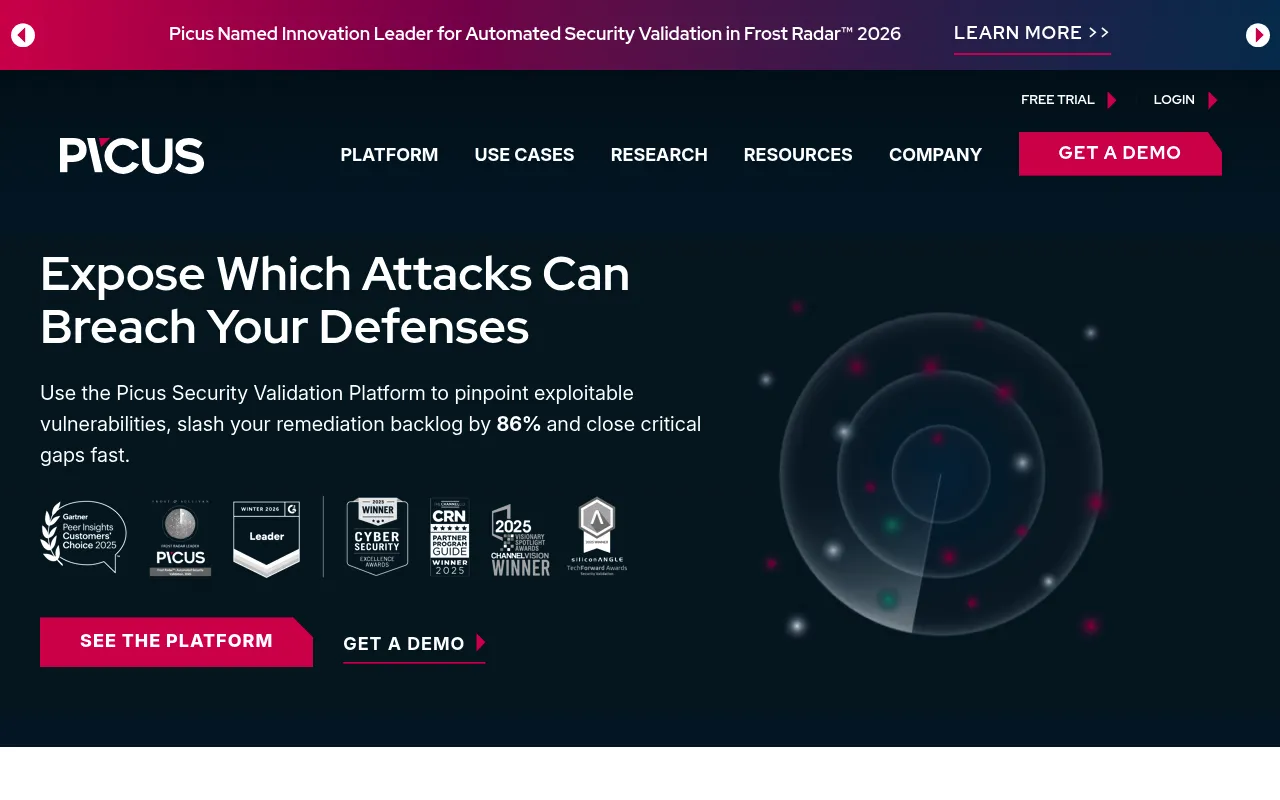 Picus Security screenshot