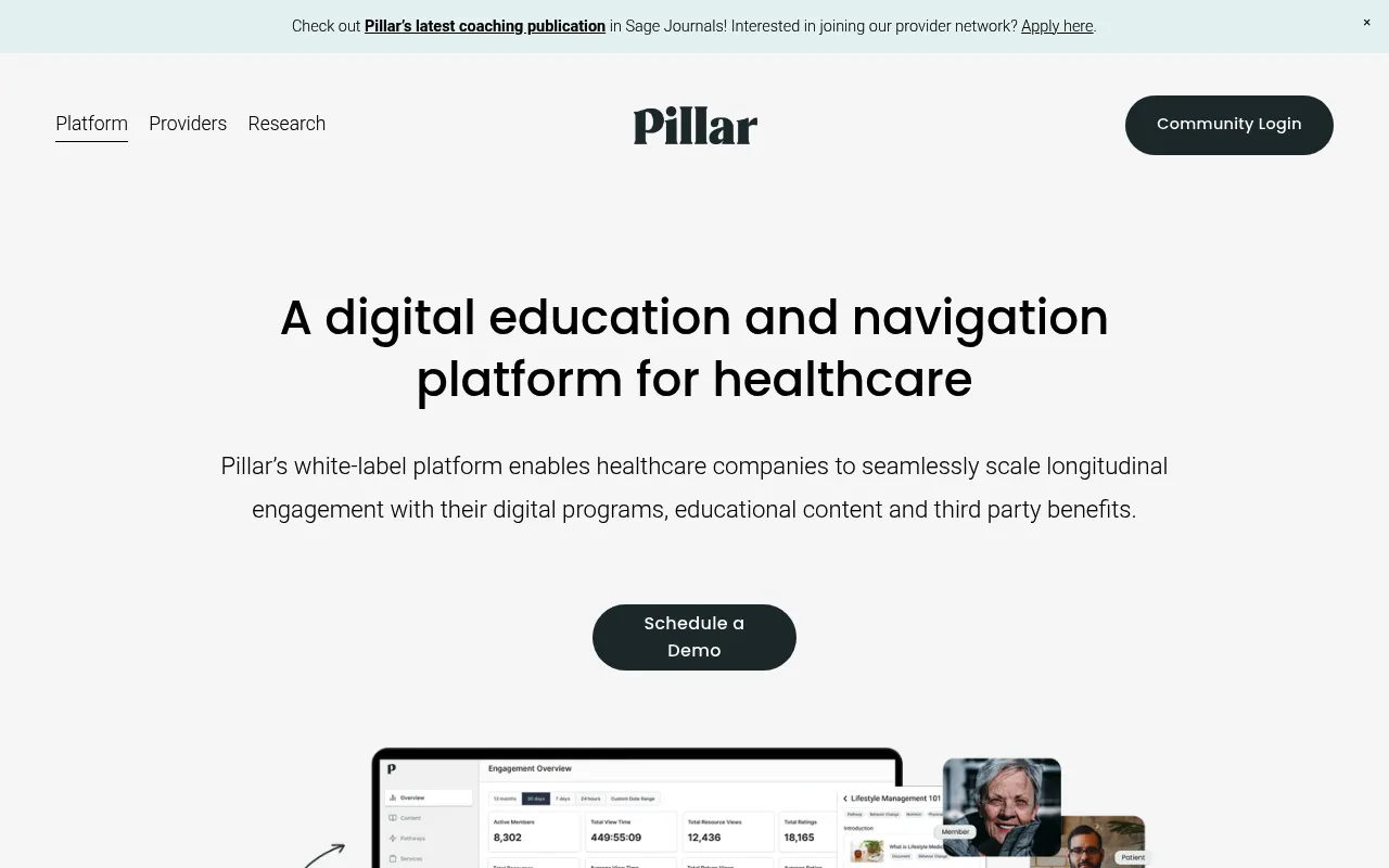 Pillar screenshot