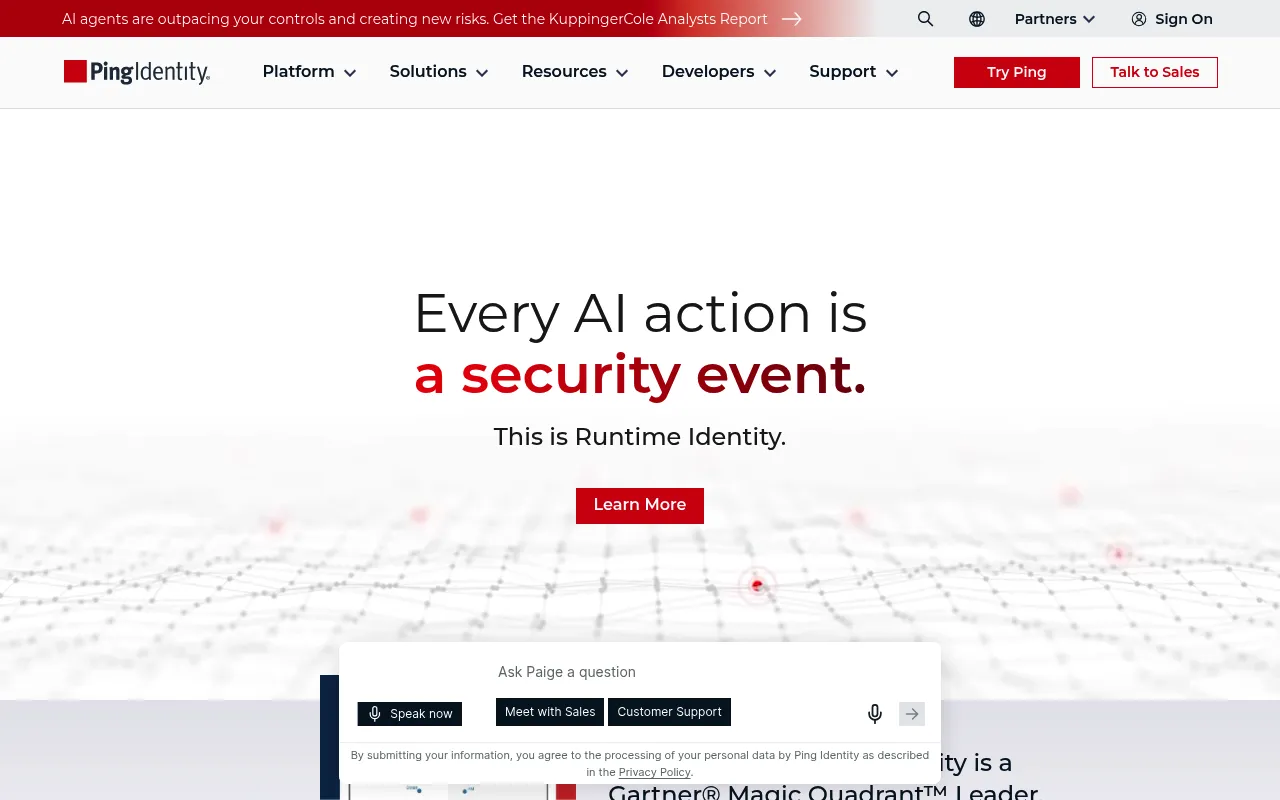 Ping Identity screenshot