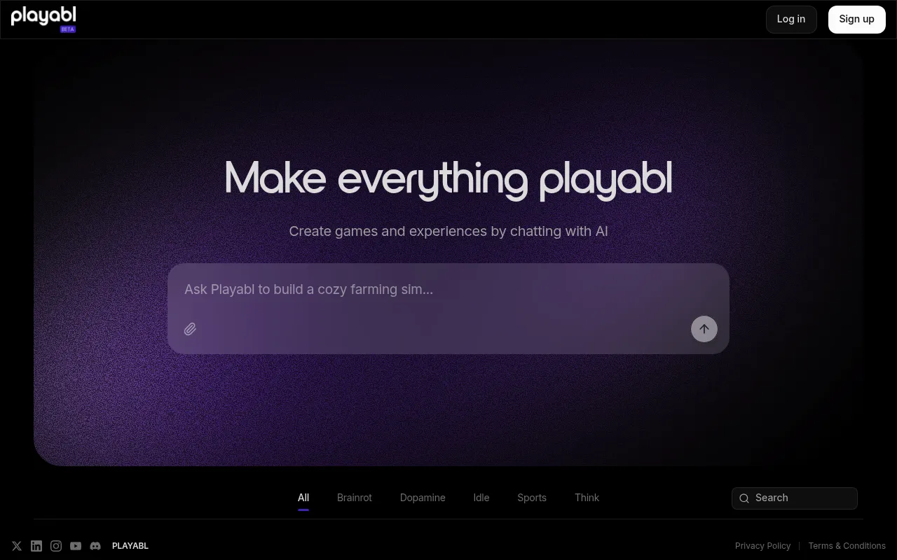 Playabl screenshot