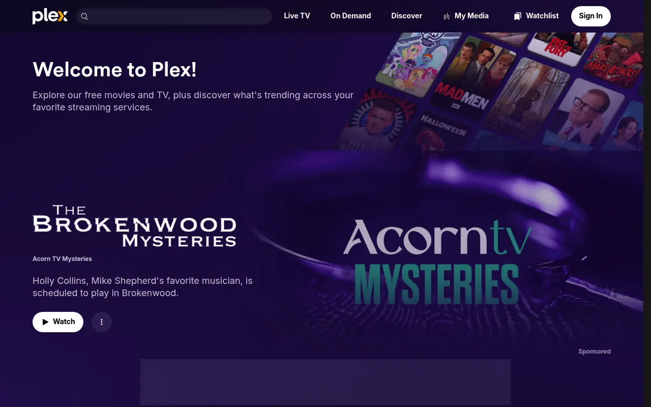 Plex screenshot