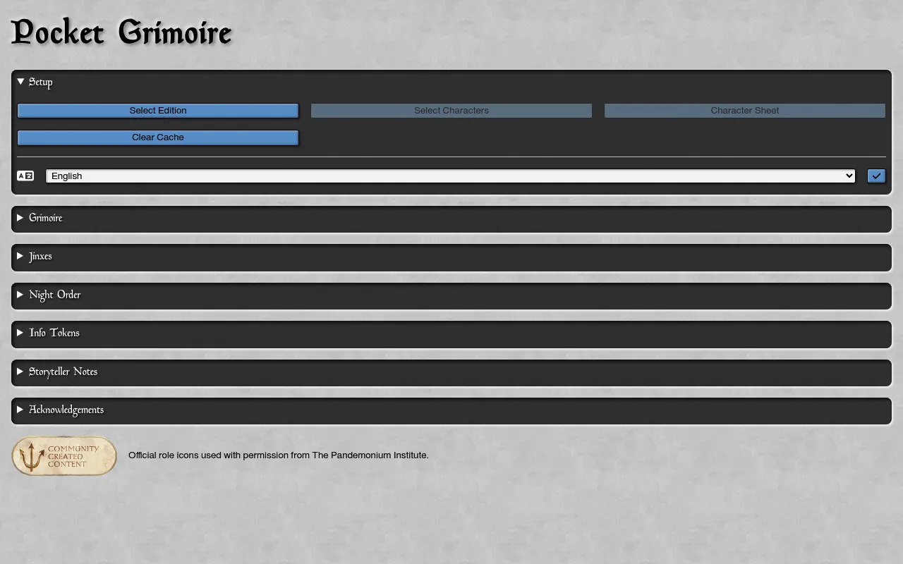 Pocket Grimoire screenshot