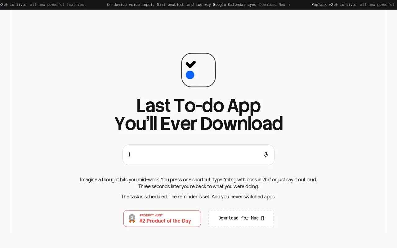 PopTask screenshot