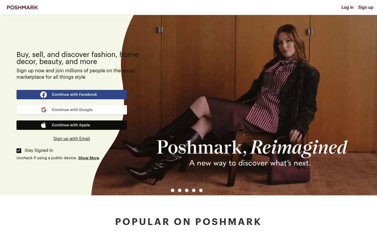 Poshmark screenshot