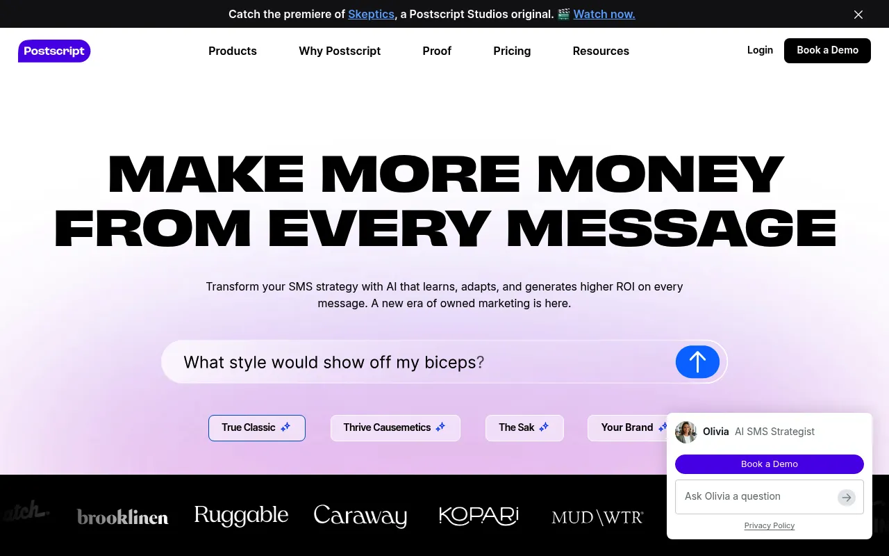Postscript screenshot