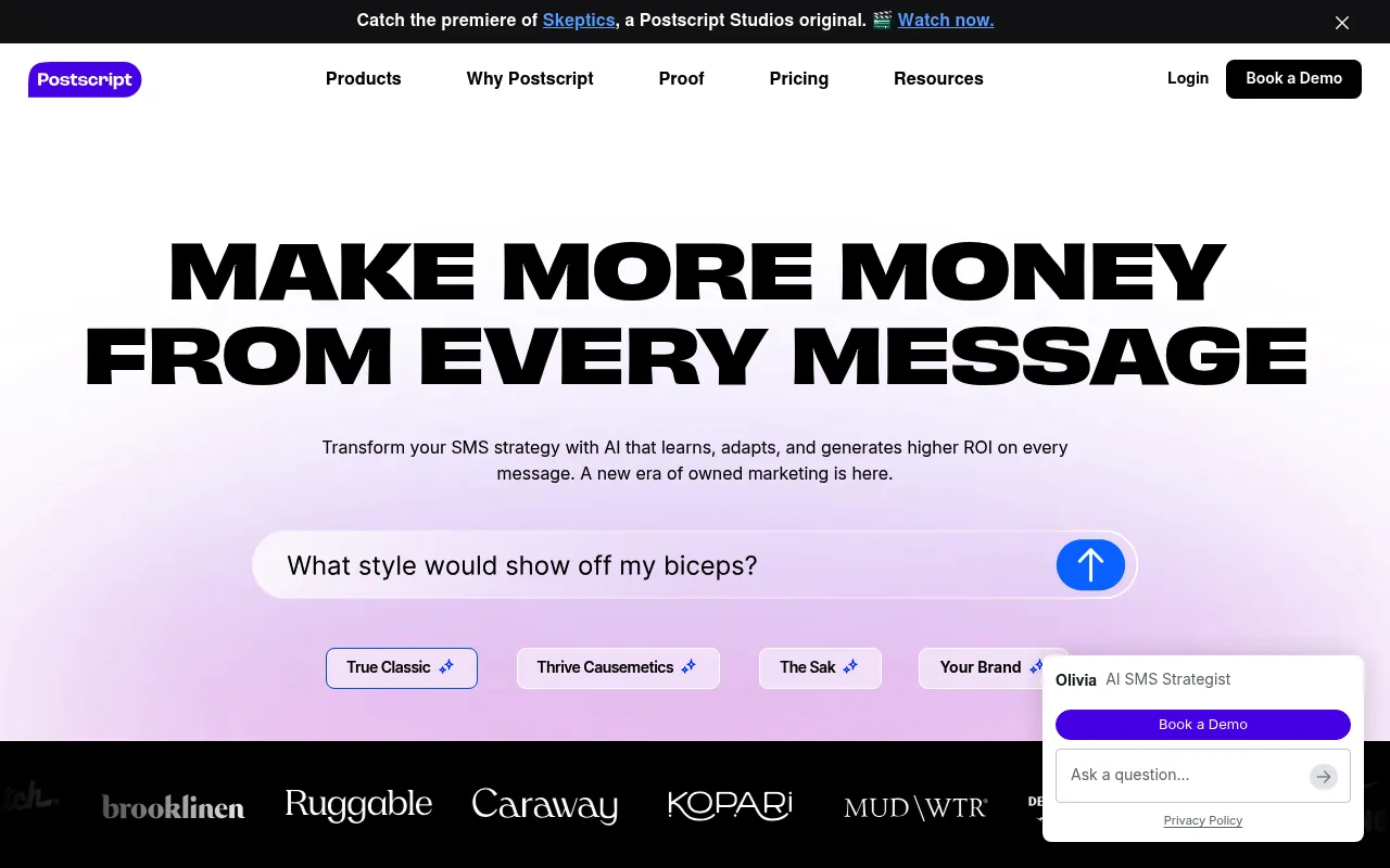 Postscript screenshot