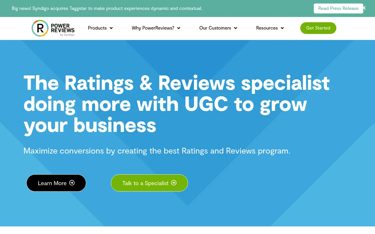 PowerReviews screenshot