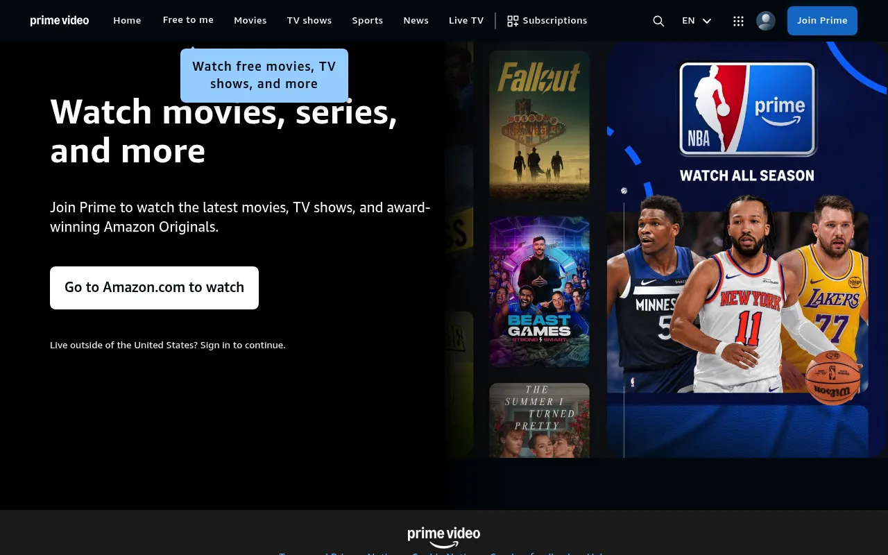 Prime Video screenshot