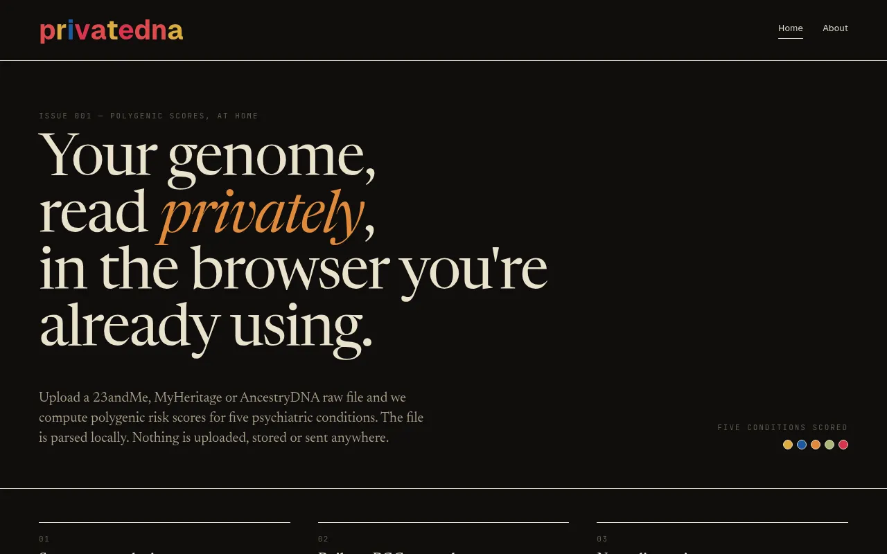 privatedna screenshot