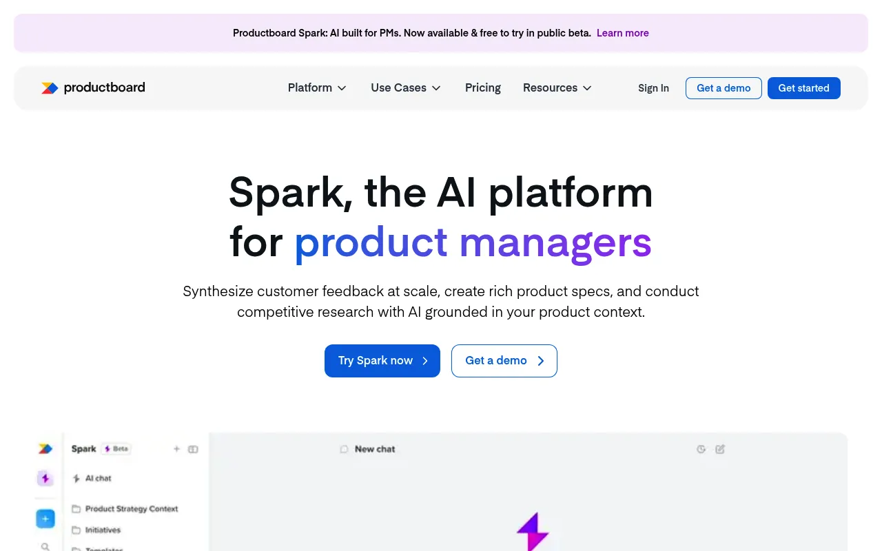 Productboard screenshot