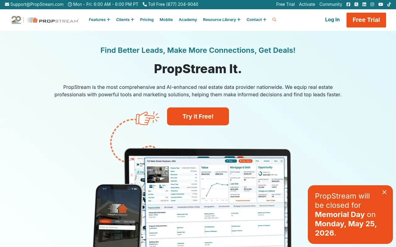 PropStream screenshot