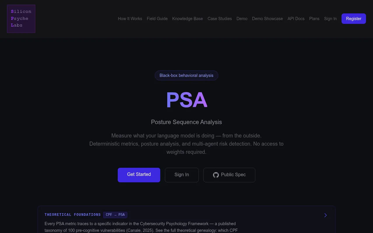 PSA — Posture Sequence Analysis screenshot