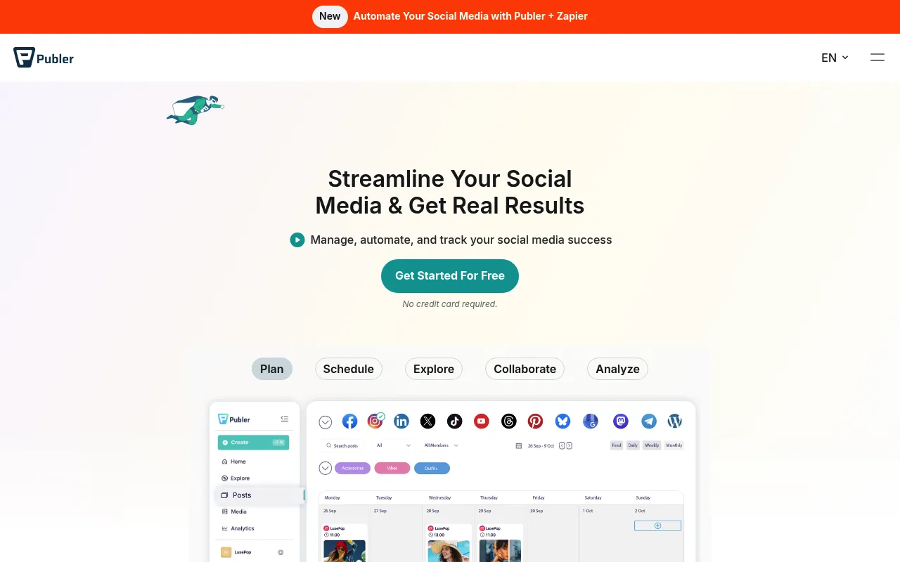 Publer screenshot