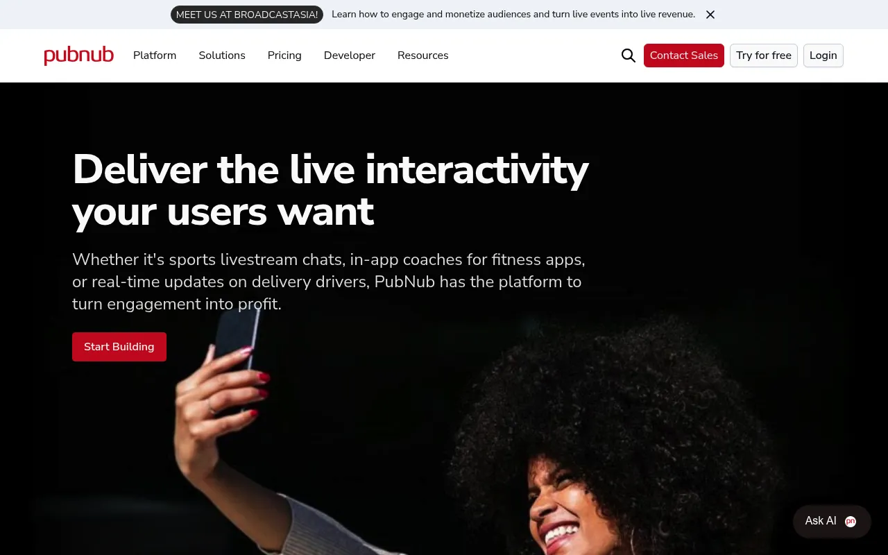 PubNub screenshot