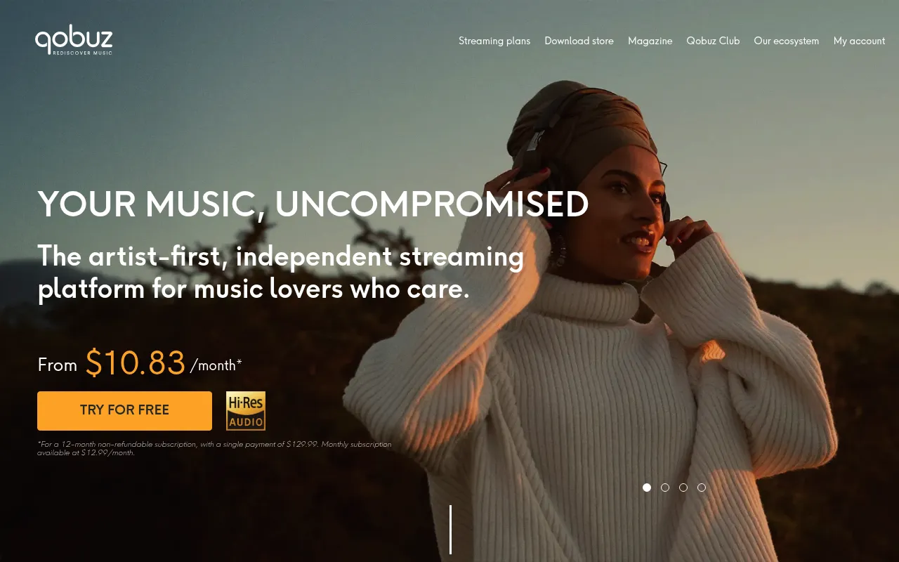 Qobuz screenshot