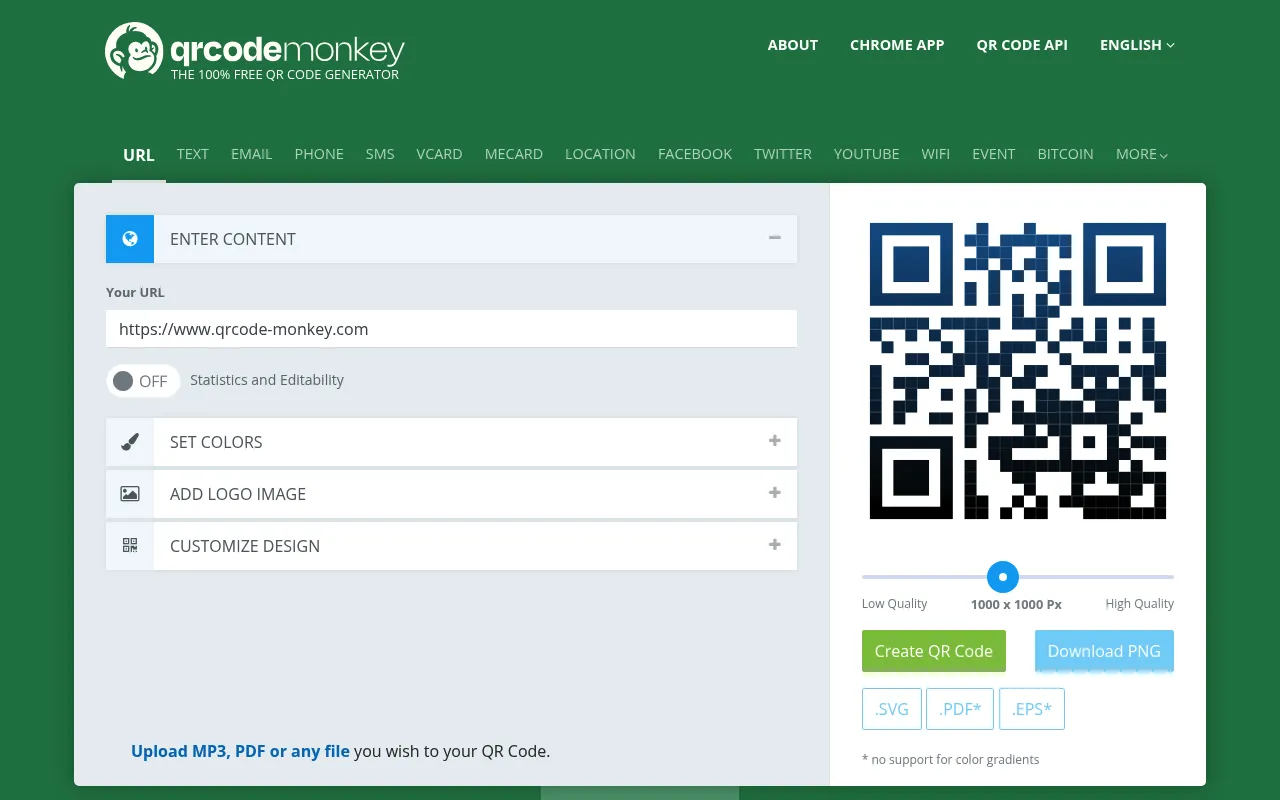 QRCode Monkey screenshot