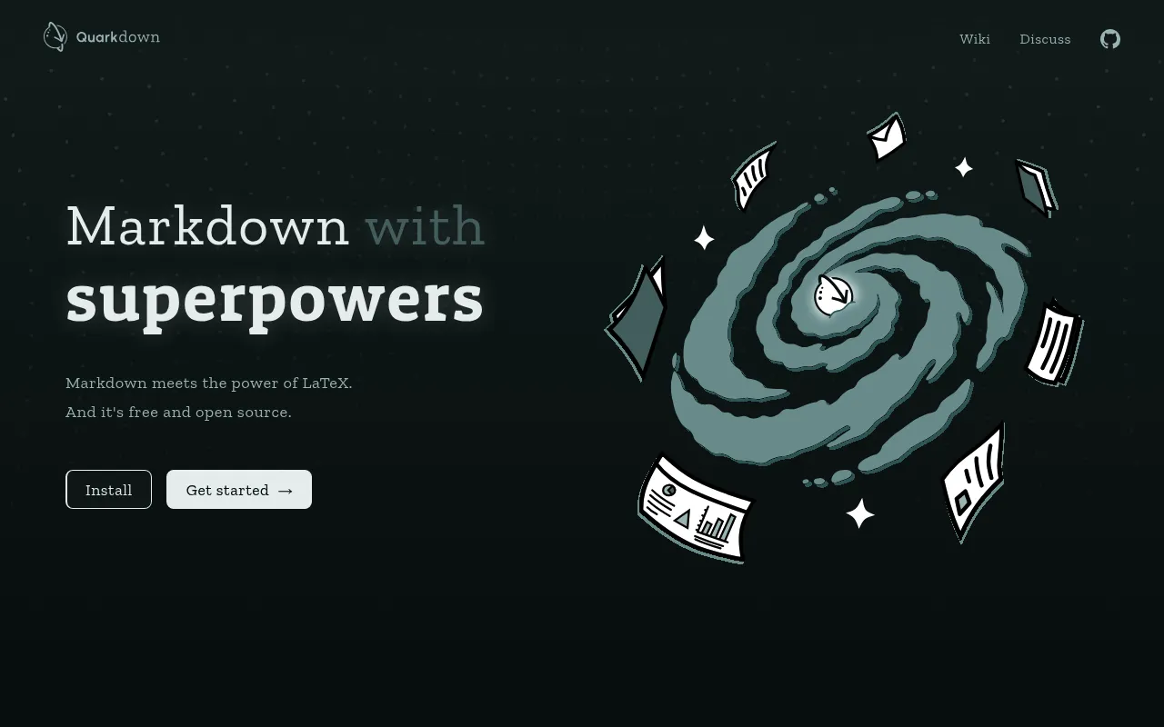 Quarkdown screenshot