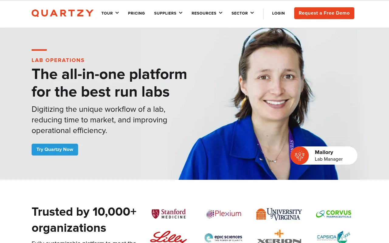 Quartzy screenshot