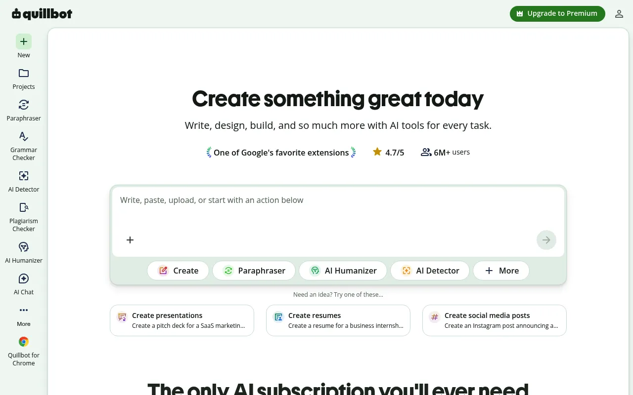 QuillBot screenshot