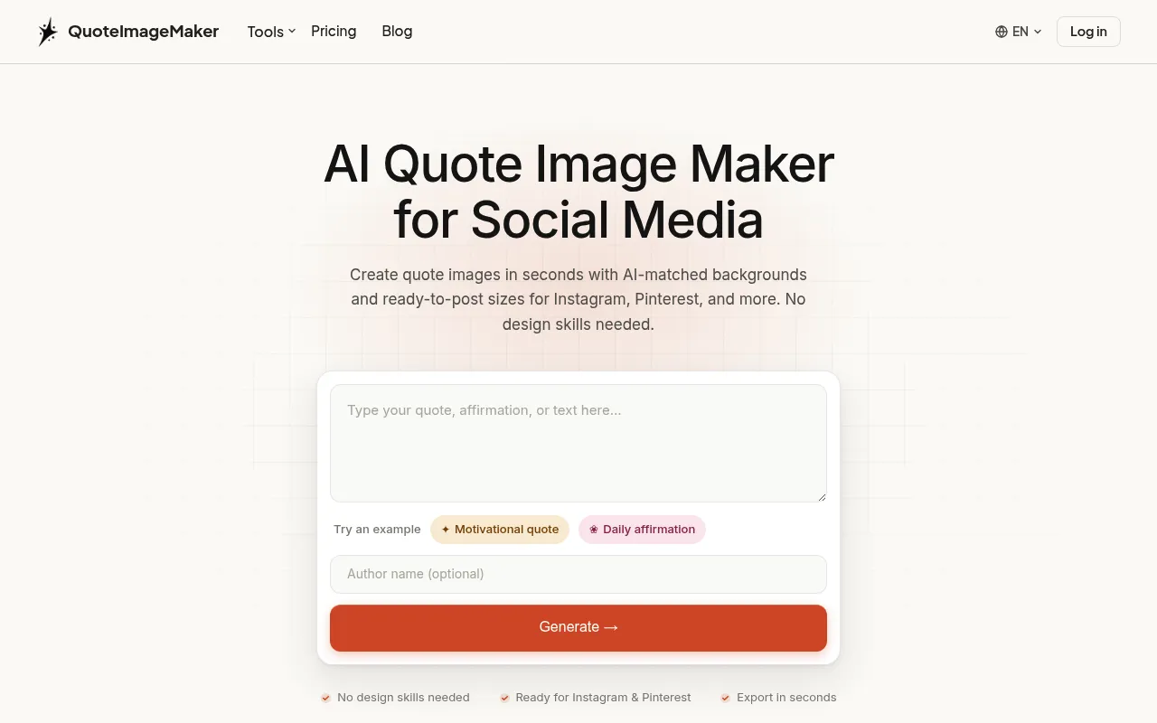 QuoteImageMaker screenshot