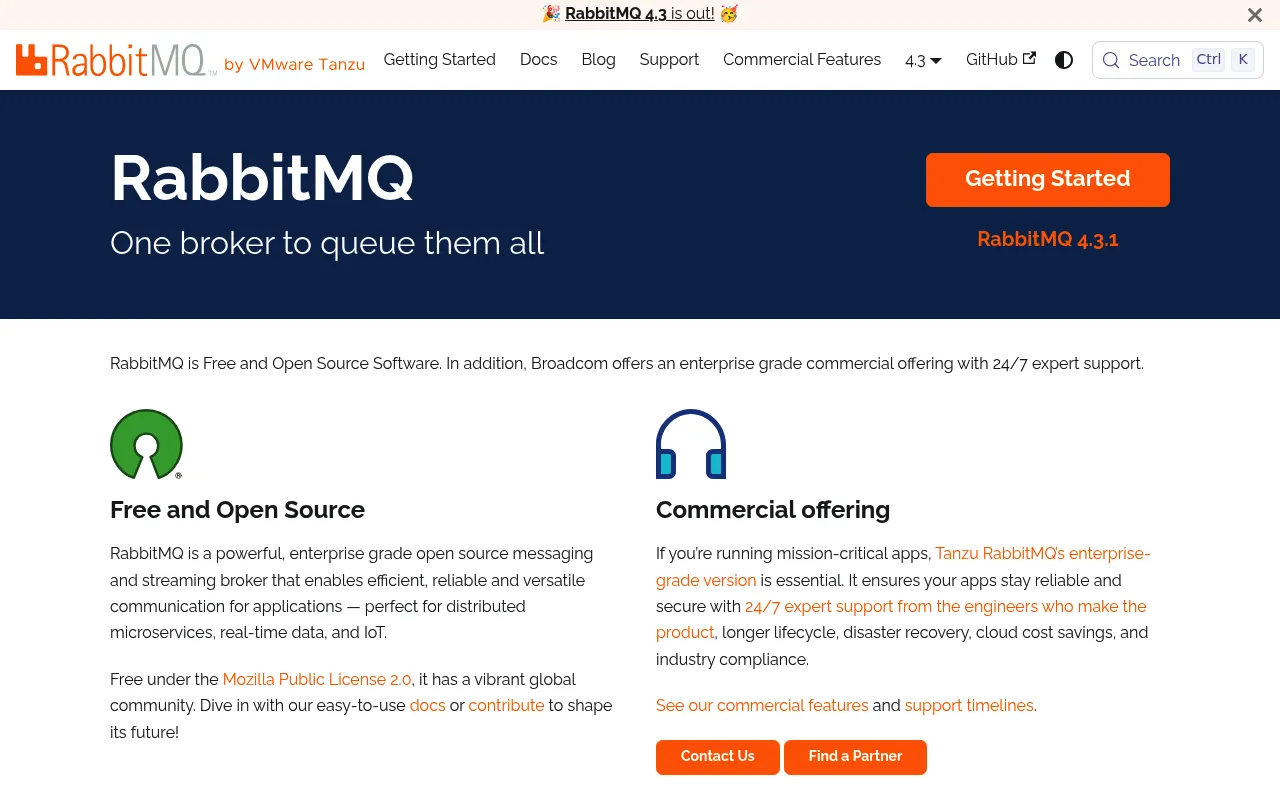 RabbitMQ screenshot