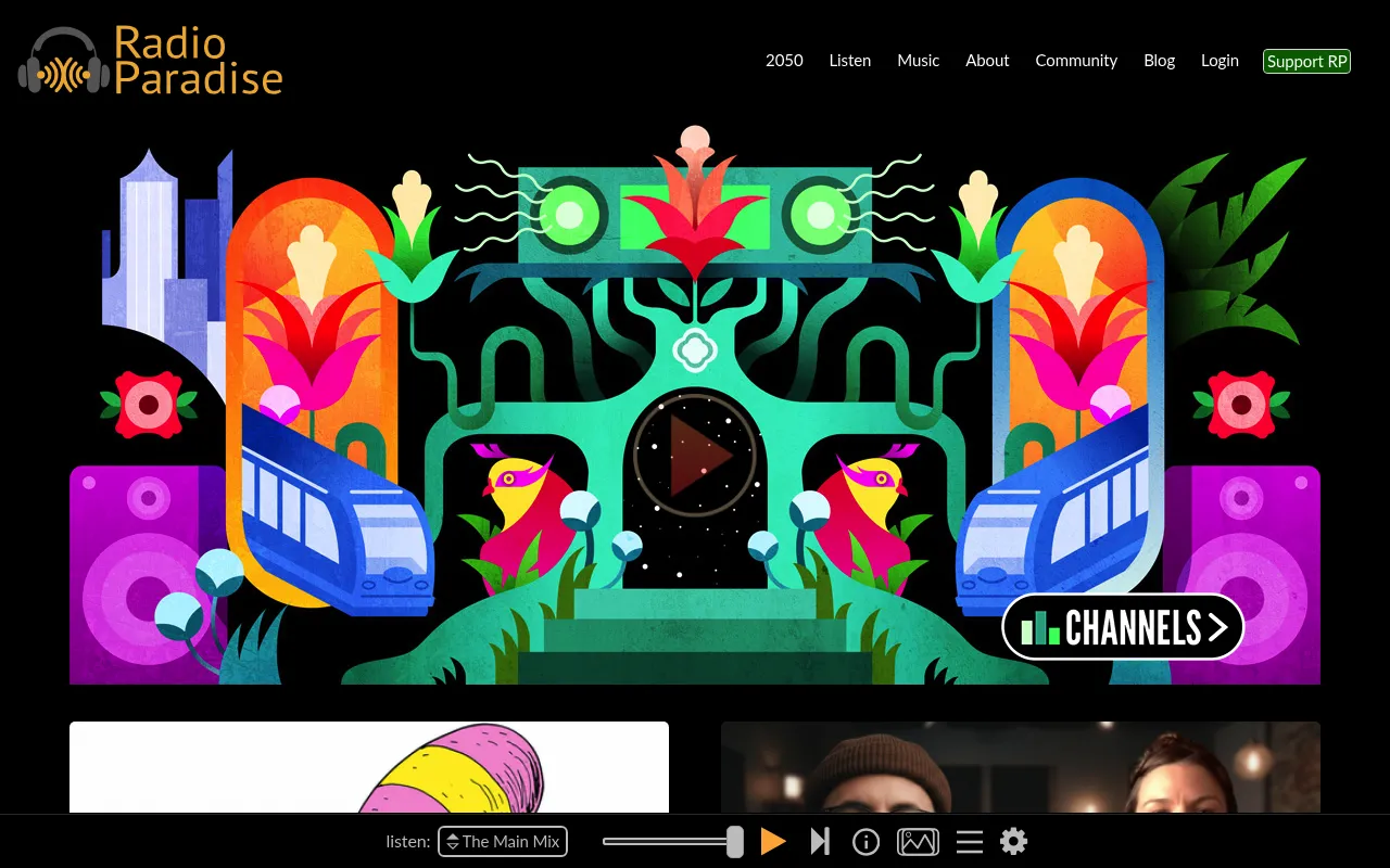 Radio Paradise screenshot