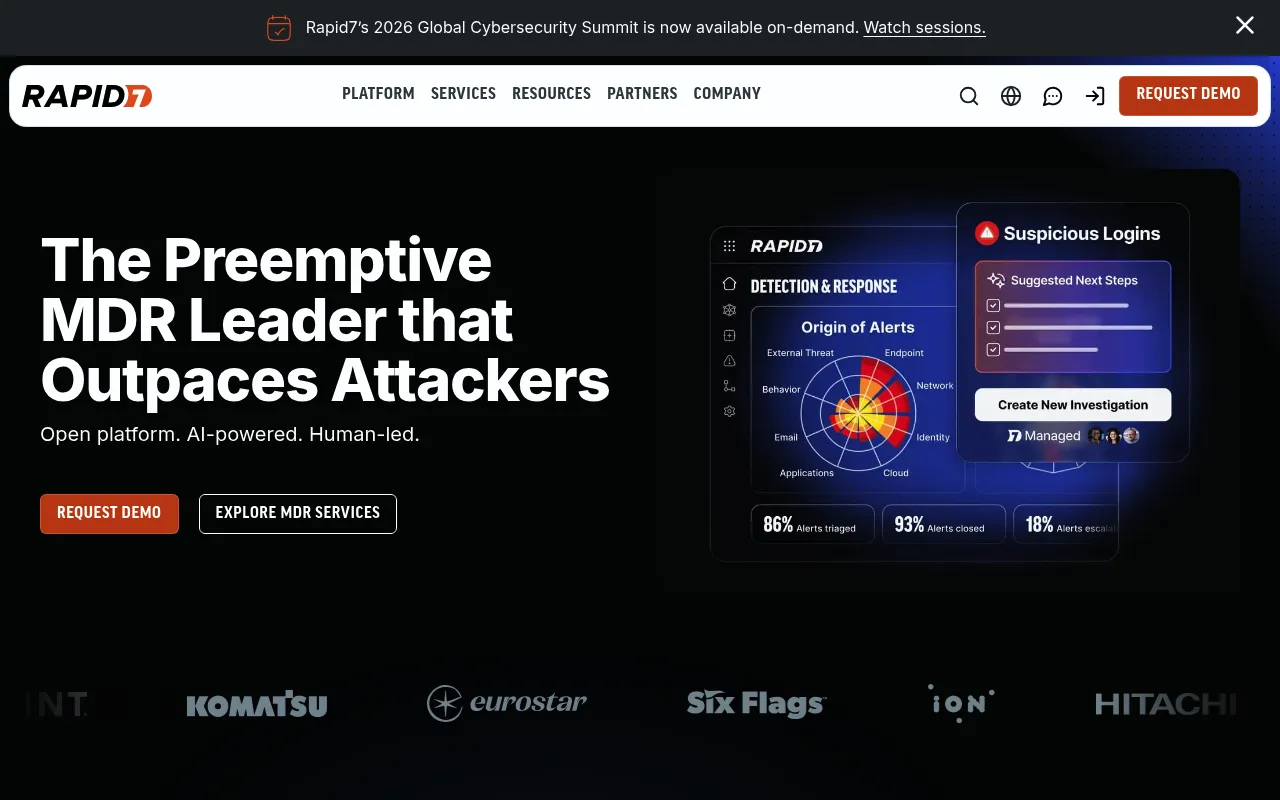 Rapid7 screenshot