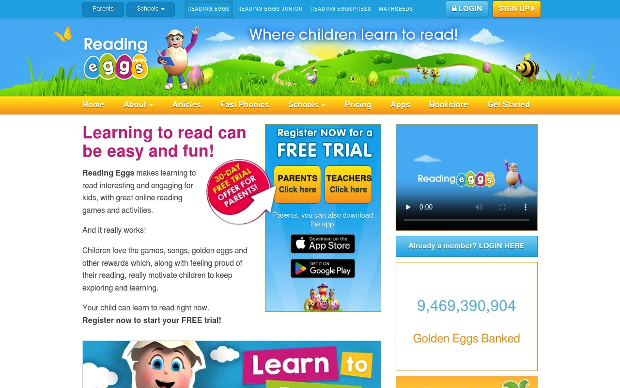 Reading Eggs screenshot